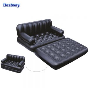 Bestway modern air sofa bed inflatable lounger sofa 5 in 1 folding inflatable sofa bed